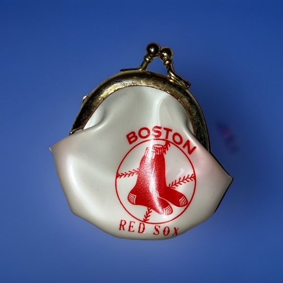 Accessories - Vintage 1960's Or 1970 Boston Red Sox Keychain Purse Hong Kong‎
